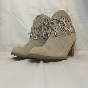 Grey Suede Boot